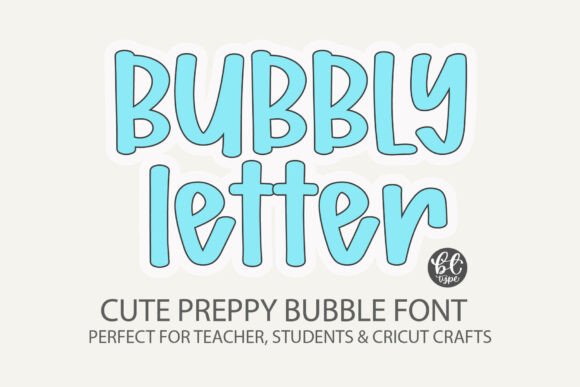 Bubbly Letter: A Playful Font for Creative Projects