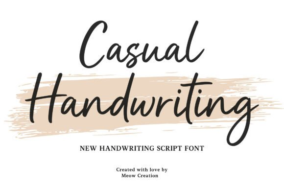 Casual Handwriting