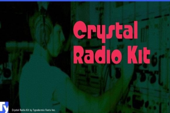 Crystal Radio Kit: A Bold Typography for Timeless Appeal