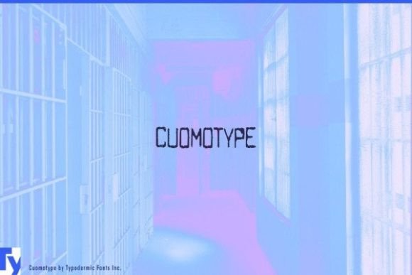 Cuomotype: A Distressed Display Font with Character