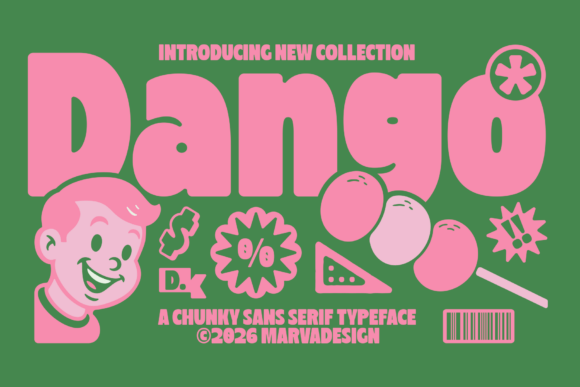 Dango: A Chunky Sans Serif with a Playful Punch