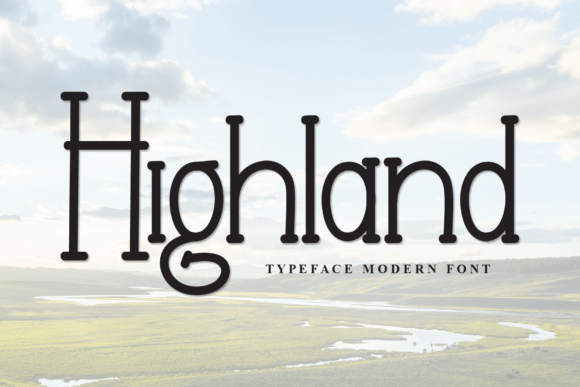 Discover the Charm of Highland: A Handwritten Display Font with Personality