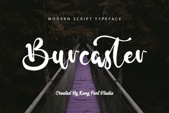 Explore the Creative Potential of Burcaster: A Handwritten Script Font for Modern Designers