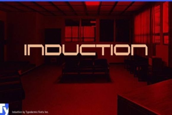 Induction: A Bold Digital Font for Impactful Design