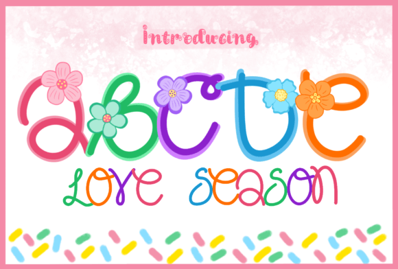 Love Season: A Beautiful Decorative Font