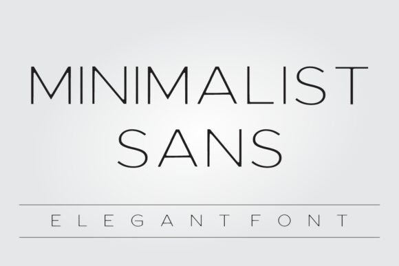 Minimalist Sans: A Simple, Elegant Display Font
