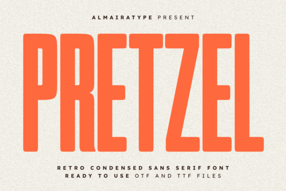Pretzel: A Bold, Retro-Inspired Font for Modern Creativity