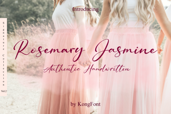Rosemary Jasmine: A Handwritten Font That Elevates Your Design Work