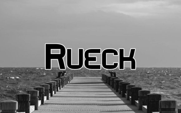 Rueck: A Bold Font for Sci-Fi and Big Ideas